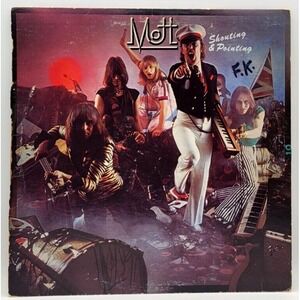 MOTT‎ - SHOUTING & POINTING -  ROCK LP VINYL ALBUM COLUMBIA 34236